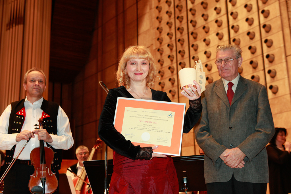 Slávnostné udeľovanie cien - L.Osipova (Rusko) - vedľajšia cena