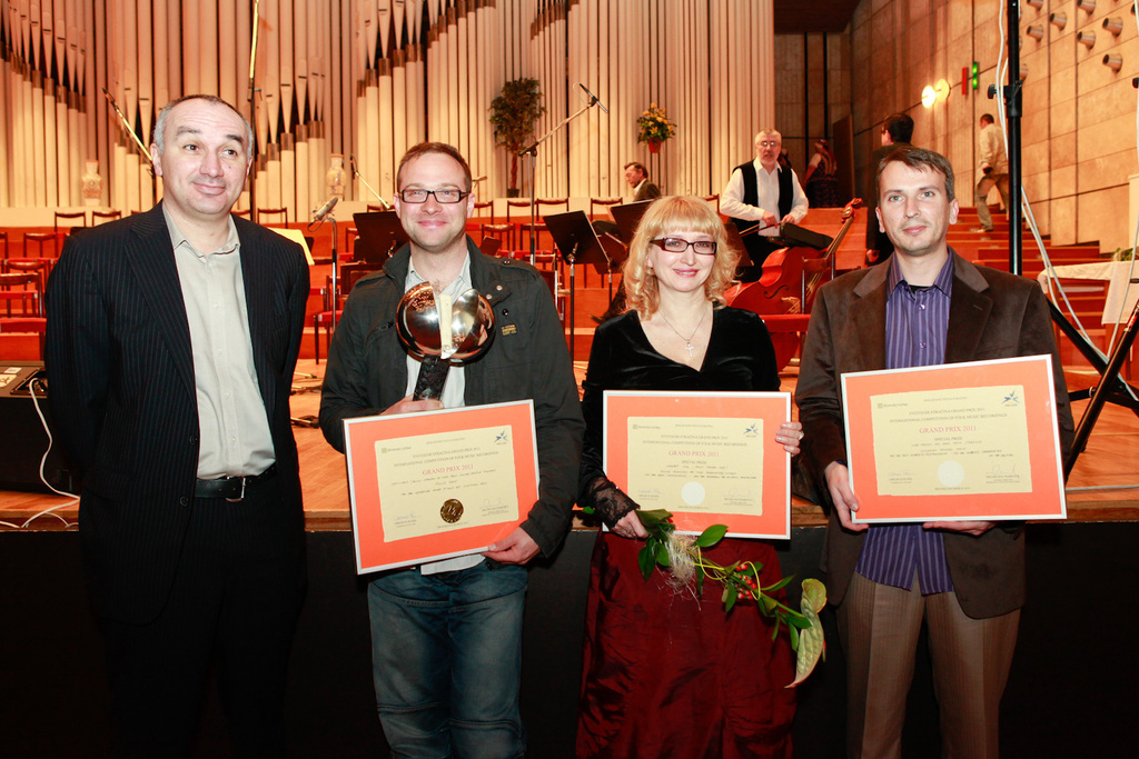K.Borysiak (PL) - Grand Prix; L.Osipova (RU) a V.Atanasov (BG) - vedľajšie ceny, L.Marceau (EBU)